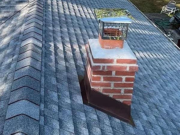 Chimney masonry and roof flashing repair for homes in Passaic County NJ