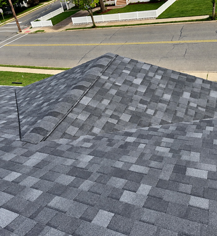 Residential asphalt shingle roof repair and restoration in Ridgewood New Jersey