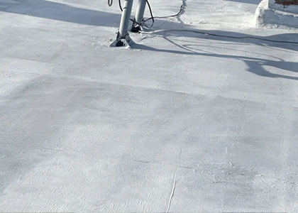 Completed flat roof repair NJ
