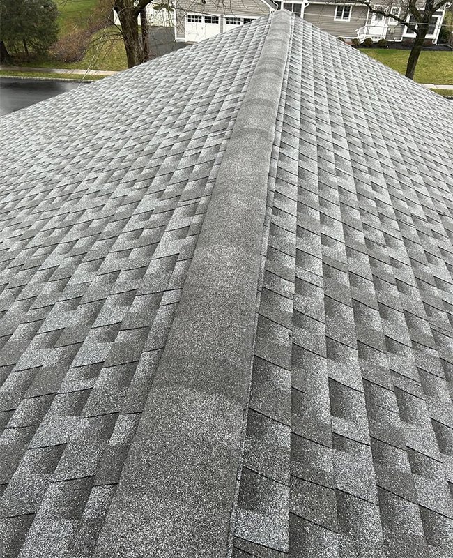 Damaged roof shingles causing roof leaks